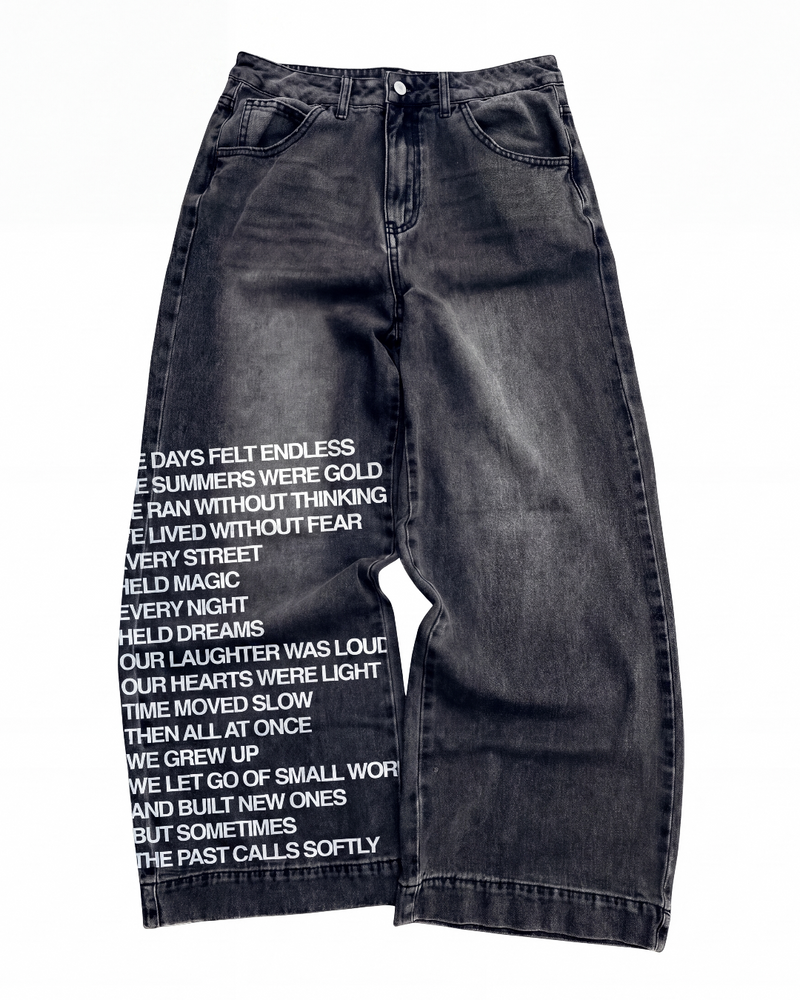 "MIDNIGHT NOSTALGIA" DENIM