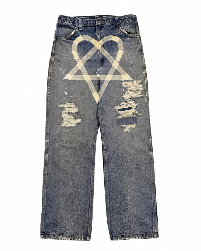 "DEAD ROMANCE" DENIM