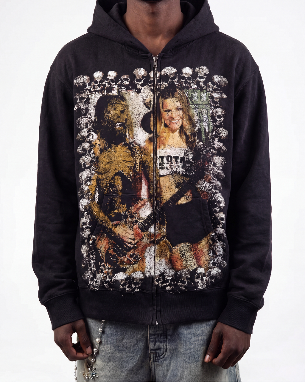"BAD INFLUENCE" ZIP UP