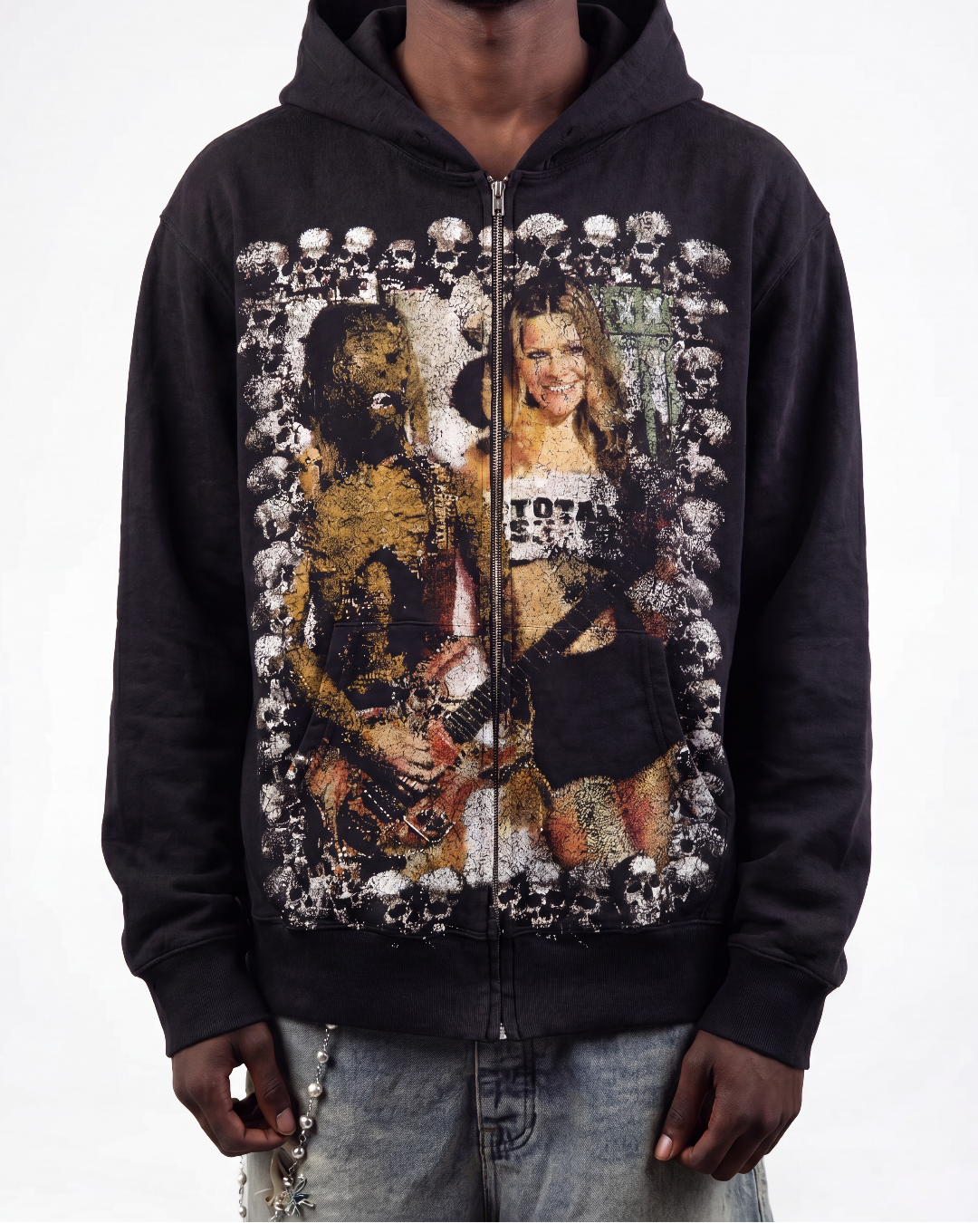 "BAD INFLUENCE" ZIP UP