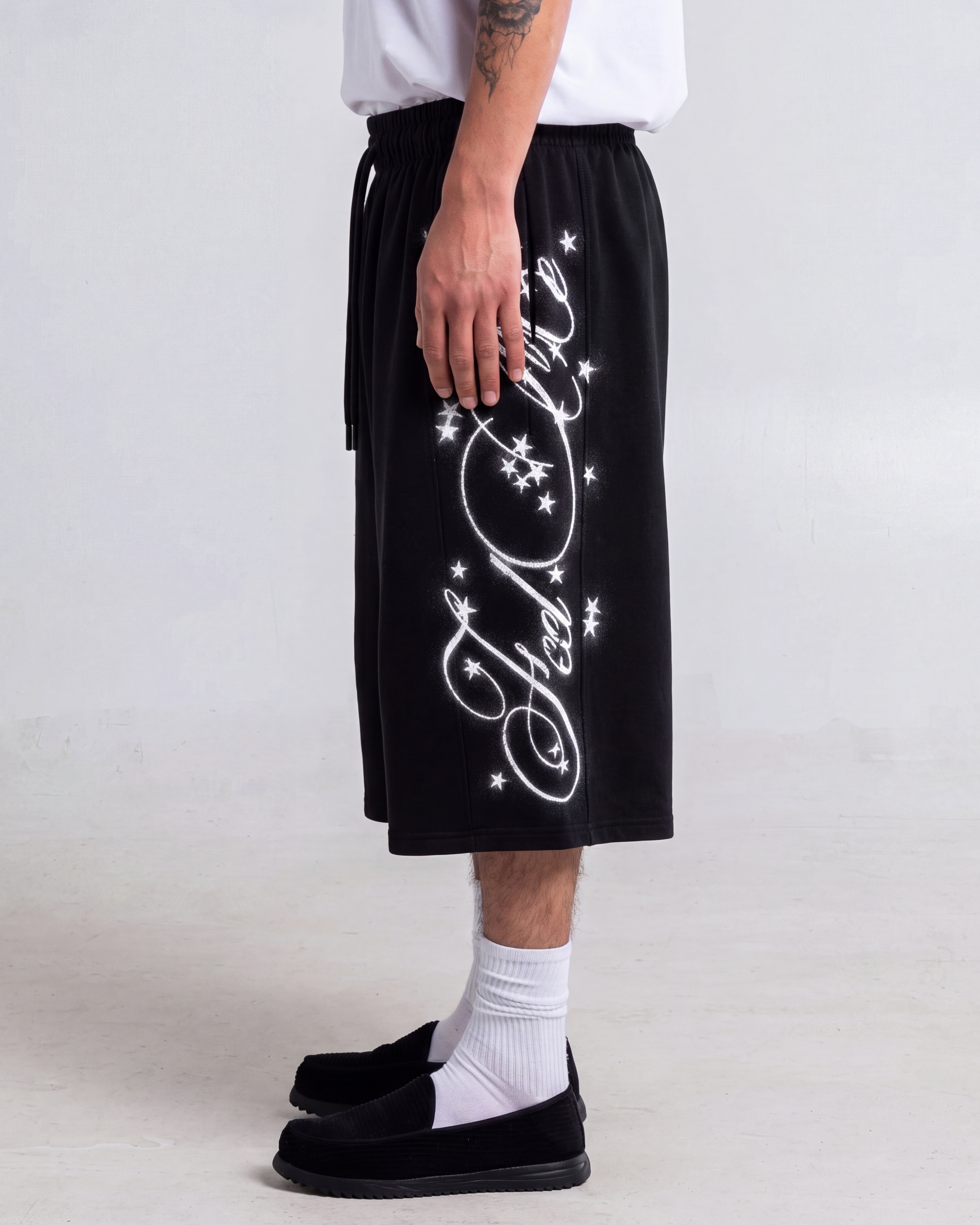 "ECLIPSE" LONG SHORTS
