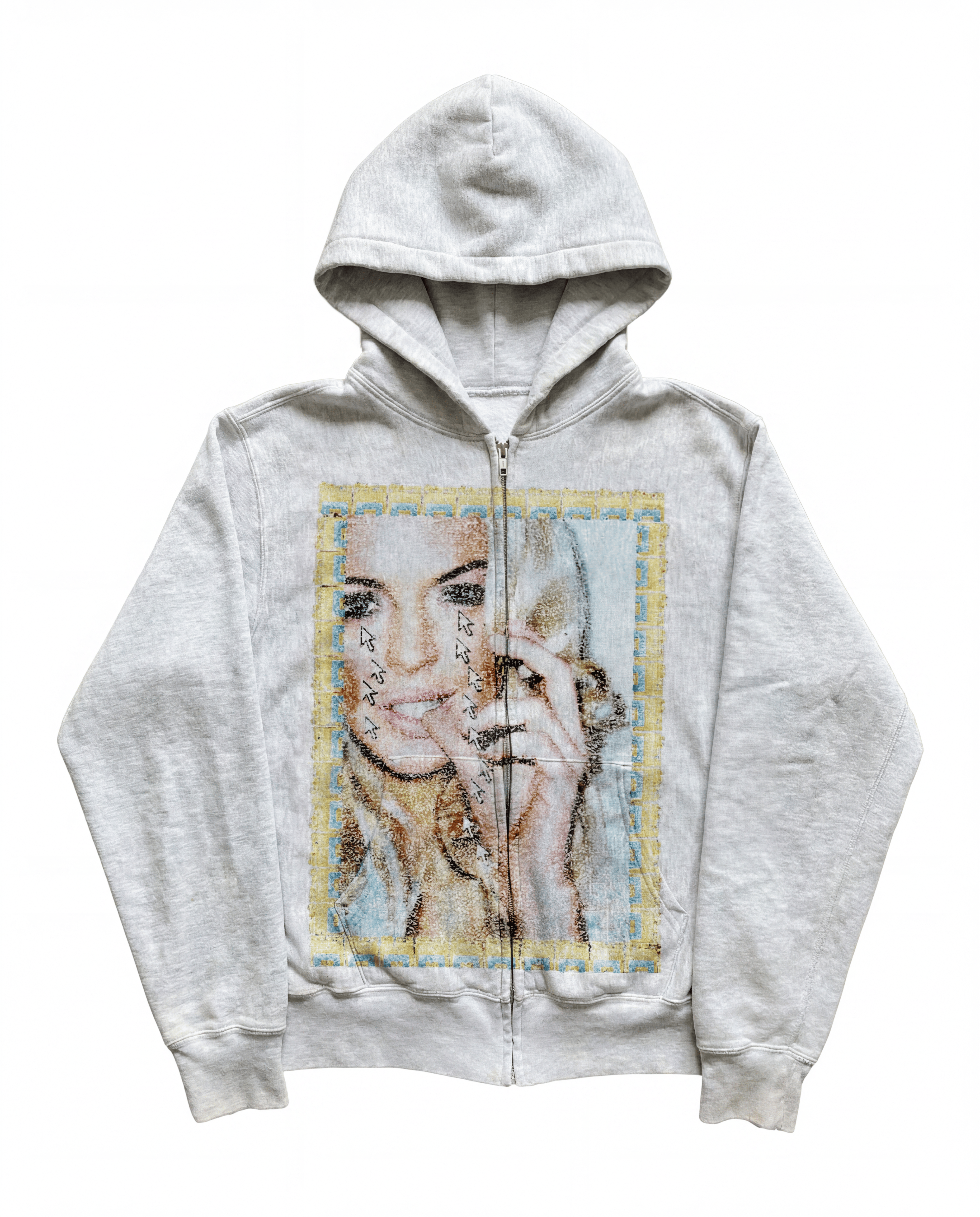 "PLASTIC TEARS" ZIP UP