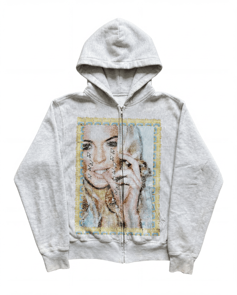 "PLASTIC TEARS" ZIP UP